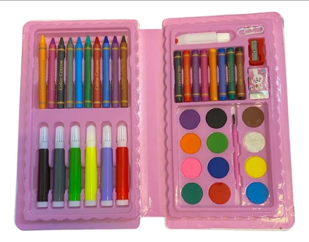 Kit Arte Escolar 42 Piezas Niños Set Infantil Para Pintar