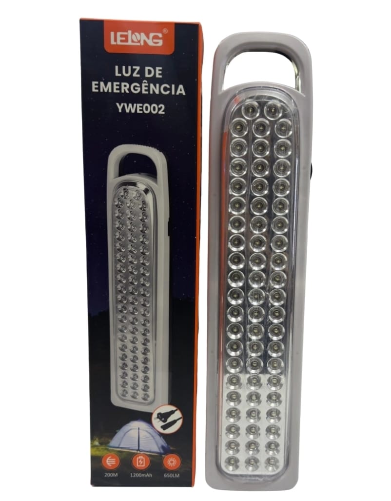 Luces Luz Emergencia 60 Leds Recargable 2 Intensidades 12 Hs
