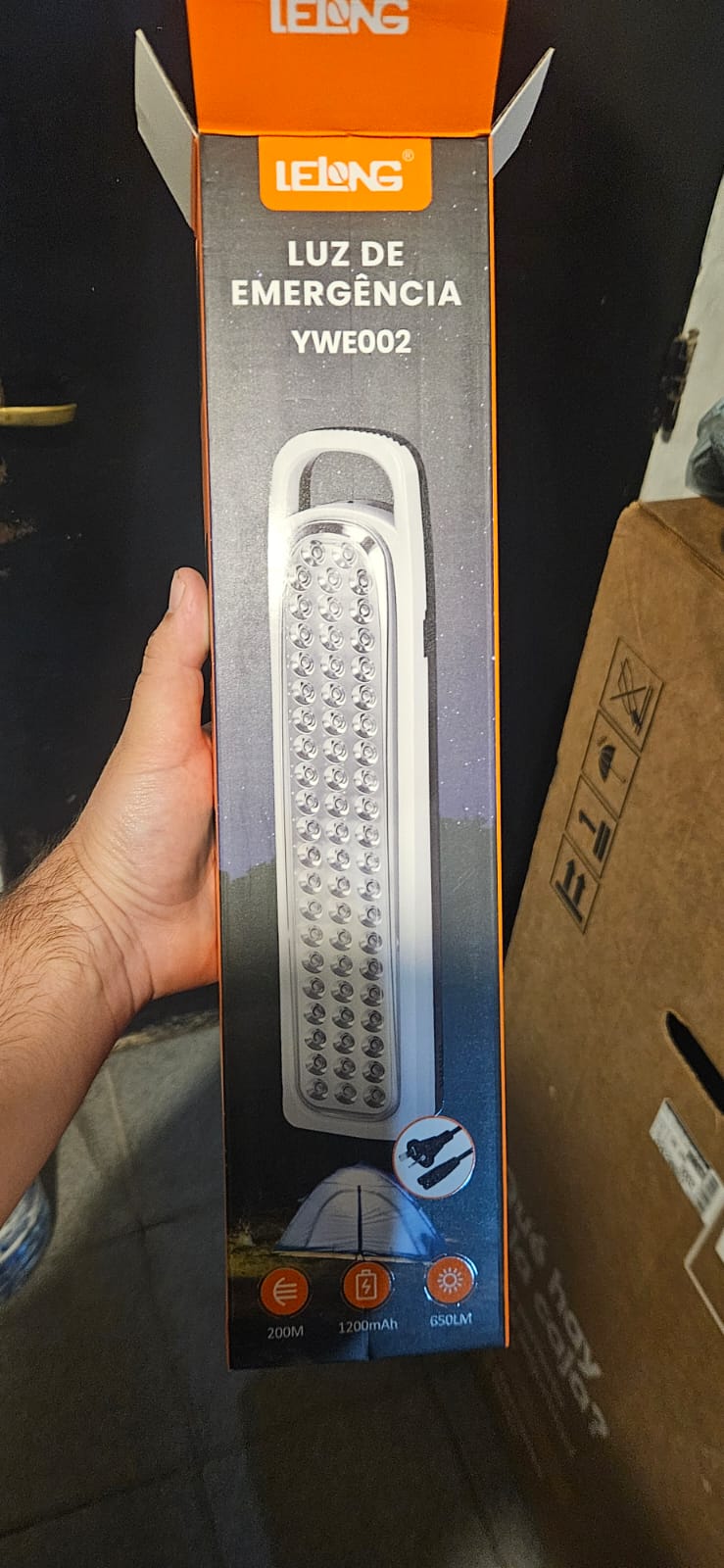 Luces Luz Emergencia 60 Leds Recargable 2 Intensidades 12 Hs